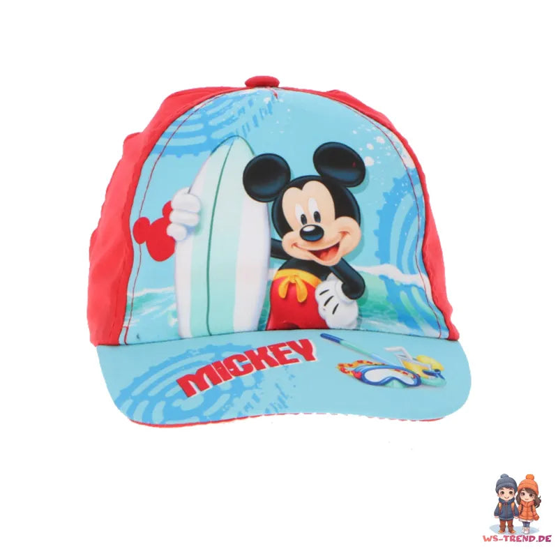 Disney Mickey Maus Kinder Basecap Baseball Kappe - WS-Trend.de Mütze Hut Gr. 51-53