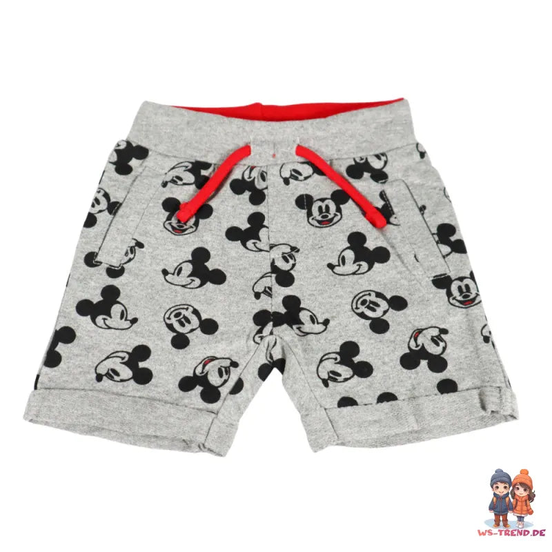 Disney Mickey Maus Baby Kurzarm Shirt und Shorts - WS-Trend.de kurzarm T-Shirt Gr. 62 - 86 für Jungen