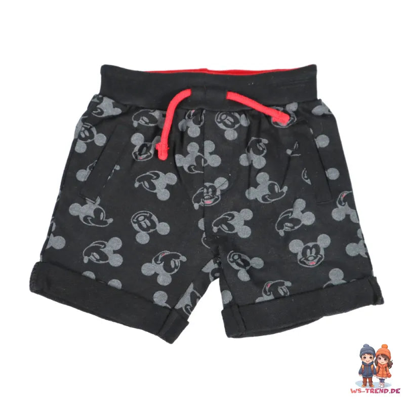 Disney Mickey Maus Baby Kurzarm Shirt und Shorts - WS-Trend.de kurzarm T-Shirt Gr. 62 - 86 für Jungen