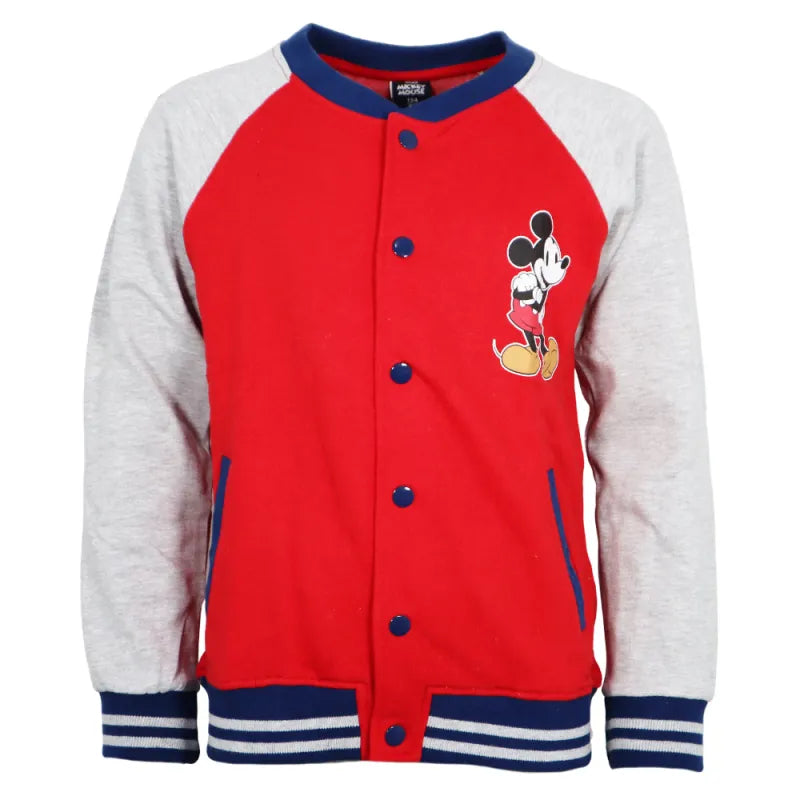 Disney Mickey Maus Kinder Jungen Baseball Jacke Sweater Pulli - WS-Trend.de Gr. 98-134