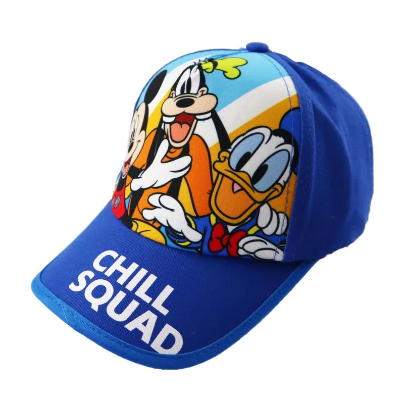 Disney Mickey Maus and Friends Kinder Basecap Baseball Kappe WS Trend.de Goofy Donald Duck 52 54