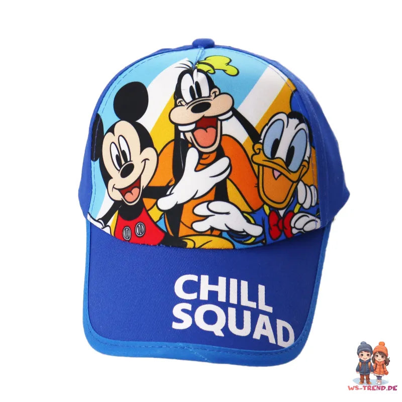 Disney Mickey Maus and Friends Kinder Basecap Baseball Kappe WS Trend.de Goofy Donald Duck 52 54