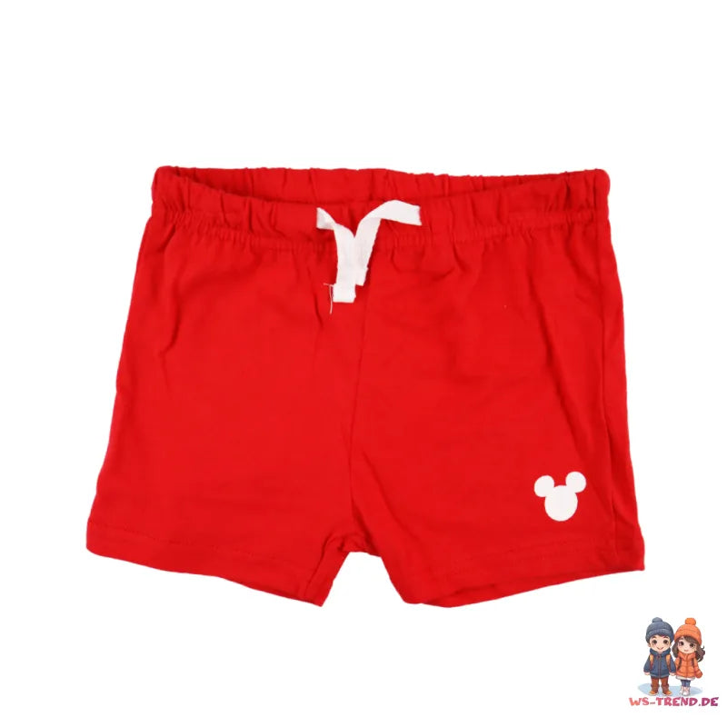 Disney Mickey Maus Baby Kurzarm Shirt und Shorts - WS-Trend.de kurzarm T-Shirt Gr. 62-86 für Jungen