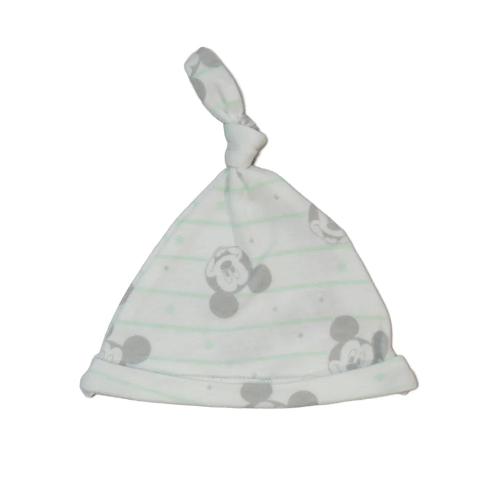 Disney Mickey Maus Baby 4 tlg Set Body Hose Lätzchen Mütze - WS-Trend.de Gr. 56 - 74 Baumwolle