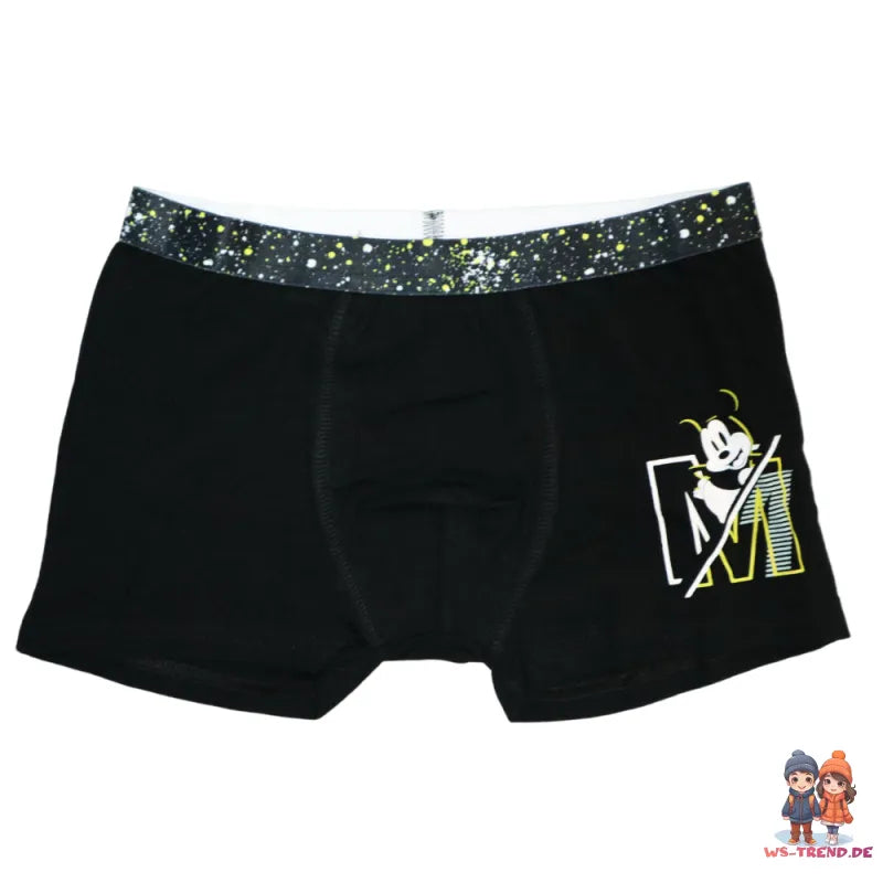 Disney Mickey Maus Jungen Boxershorts Unterhose 2er Pack - WS-Trend.de Gr. 122 bis 164