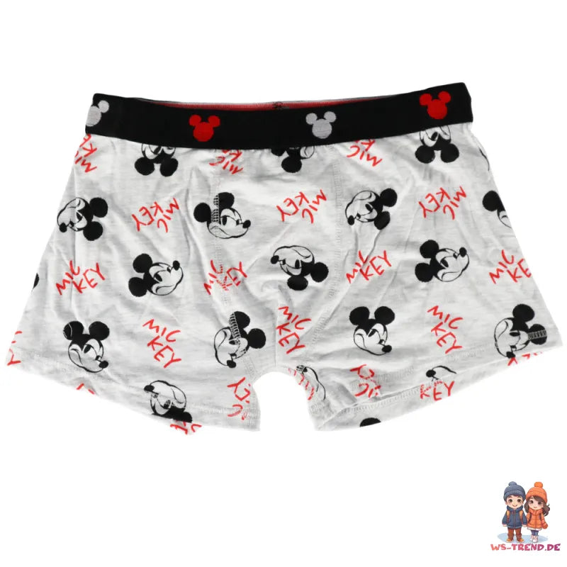 Disney Mickey Maus Herren Boxershorts Unterhose 2er Pack WS Trend.de Gr. S XXL