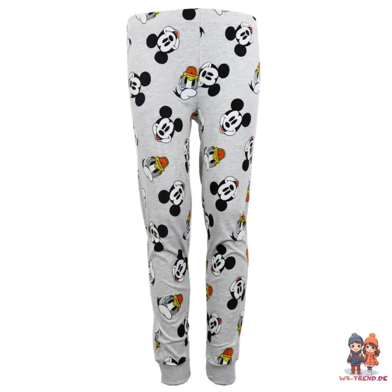 Disney Mickey Maus Donald Duck Kinder langarm Schlafanzug Pyjama - WS-Trend.de 98-128