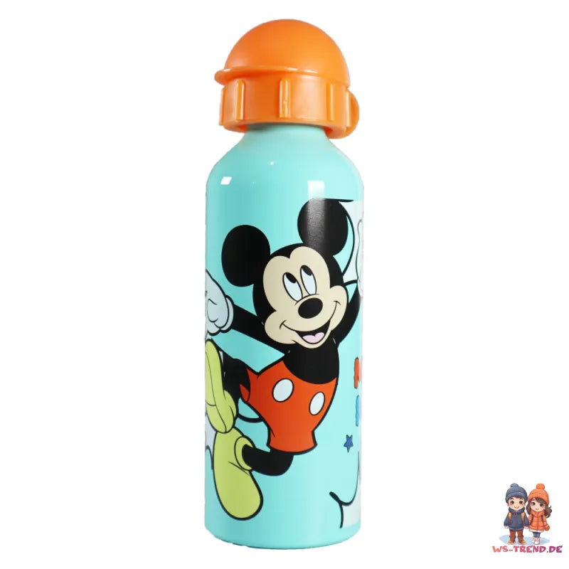 Disney Mickey Maus Kinder Aluminium Wasserflasche Trinkflasche Flasche 520 ml - WS-Trend.de