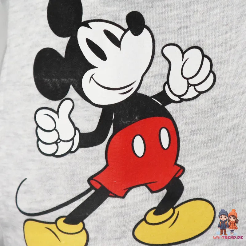 Disney Mickey Maus Kinder Jungen Reißverschluss Jacke Sweater Pulli mit Kapuze - WS-Trend.de