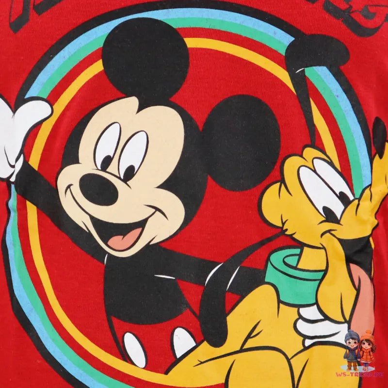 Disney Mickey Maus Langarm T-Shirt - WS-Trend.de Kinder Blau für Jungen