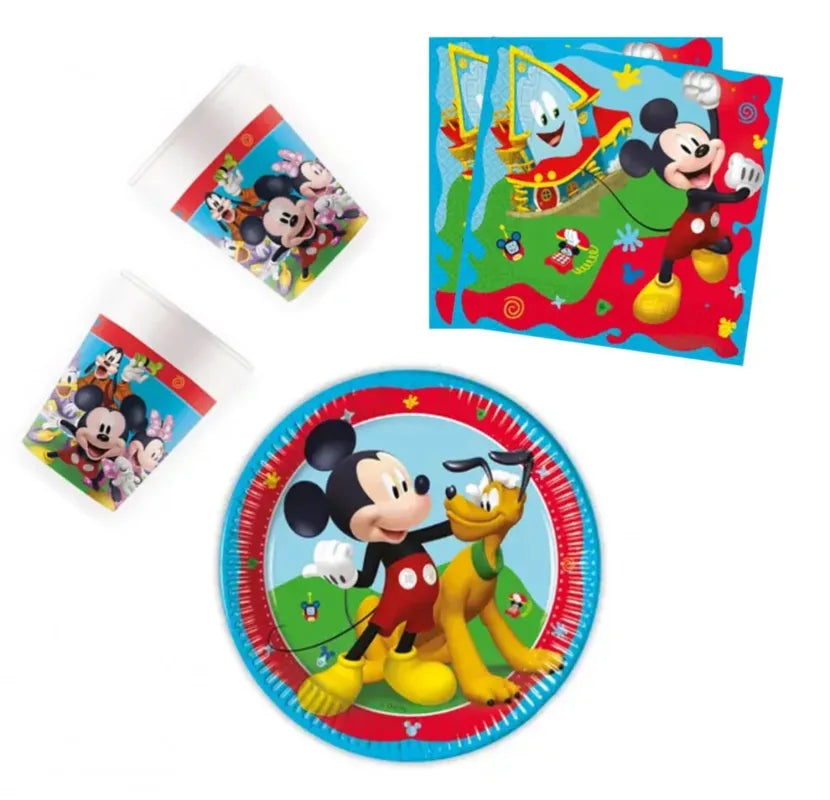 Disney Mickey Mouse und Freunde Geburtstag Party Set 36tlg. WS Trend.de Deko 36tlg.Partyset Kinder