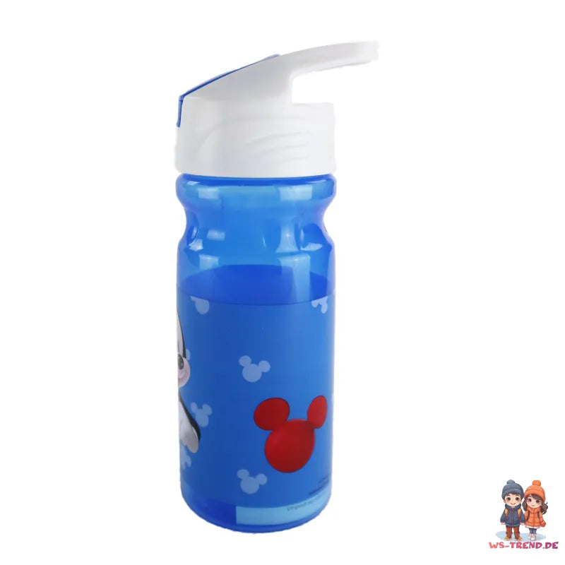 Disney Mickey Maus Trinkflasche Flasche 500 ml Griff Strohhalm WS Trend.de Wasserflasche