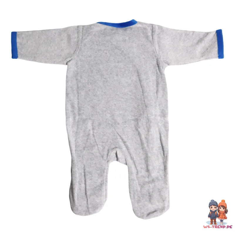 Disney Mickey Maus Baby Velours langarm Strampler Einteiler - WS-Trend.de Kleinkind Velour Body Gr. 62 - 92