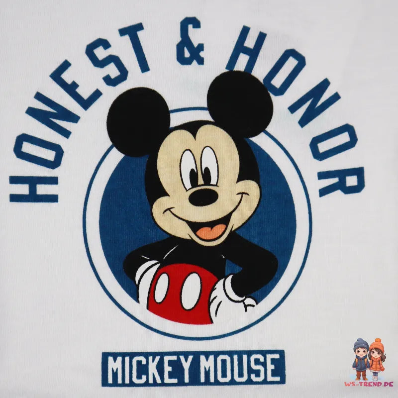 Disney Mickey Maus Baby Kleinkind kurzarm Body Strampler - WS-Trend.de Schlafanzug Gr. 62 - 92