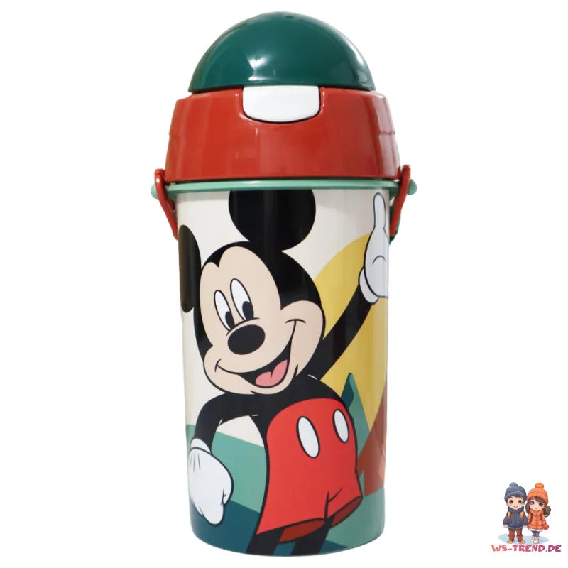 Disney Mickey Maus Kinder Sport Wasserflasche Trinkflasche Flasche 500 ml - WS-Trend.de