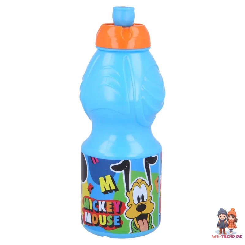 Mickey Maus 4 teiliges Set Lunchbox mit Trinkbecher und Besteck - WS-Trend.de