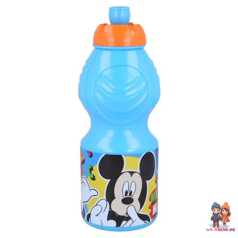 Mickey Maus 4 teiliges Set Lunchbox mit Trinkbecher und Besteck - WS-Trend.de