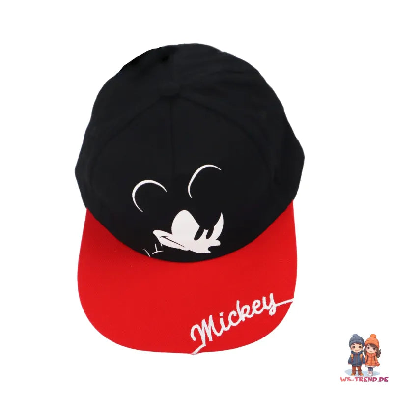 Mickey Maus Angry Snapback Cap Basecap WS Trend.de Snap Back Baseball Kappe Mütze Hut Jungen Baumwolle
