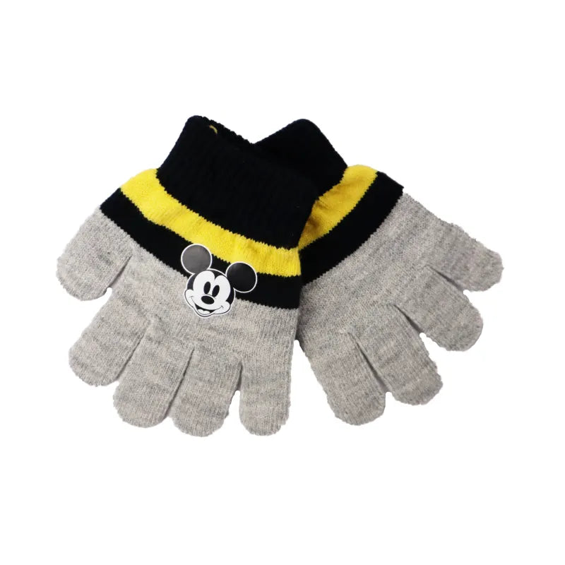 Disney Mickey Maus 2tlg Set Kinder Herbst Wintermütze plus Handschuhe - WS-Trend.de