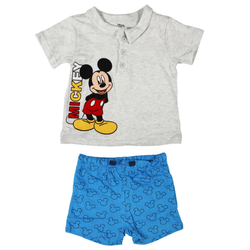 Disney Mickey Maus Baby 2tlg.Set Kleinkind T-Shirt plus Shorts - WS-Trend.de kurzarm und Gr. 62 - 86 für Jungen