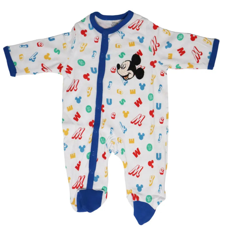 Disney Mickey Maus Baby Kleinkind Body Strampler Einteiler - WS-Trend.de Gr. 62 - 92 Baumwolle