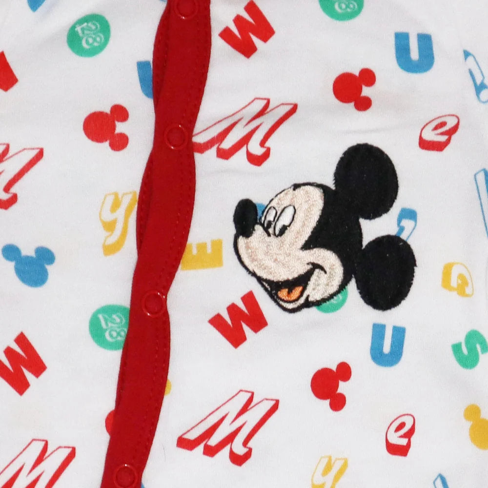 Disney Mickey Maus Baby Kleinkind Body Strampler Einteiler - WS-Trend.de Gr. 62 - 92 Baumwolle