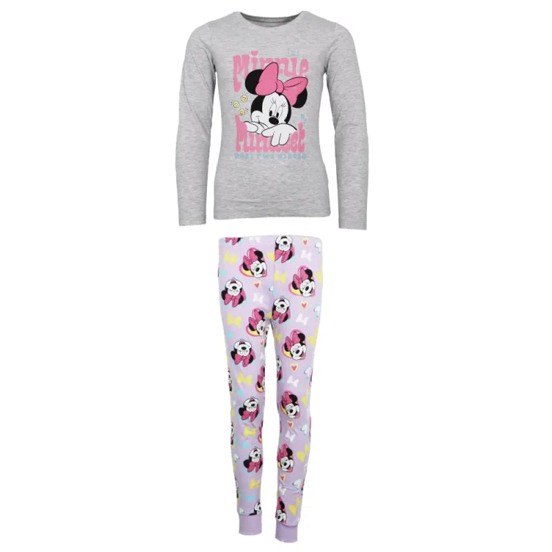 Disney Minnie Maus Mädchen Kinder Schlafanzug Pyjama lang - WS-Trend.de 104 - 134 Baumwolle