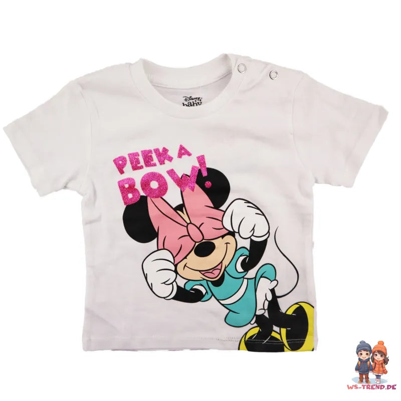 Disney Minnie Maus Mädchen Baby Sommer Set - WS-Trend.de BABY Sommerset Shorts plus T-Shirt 62-86