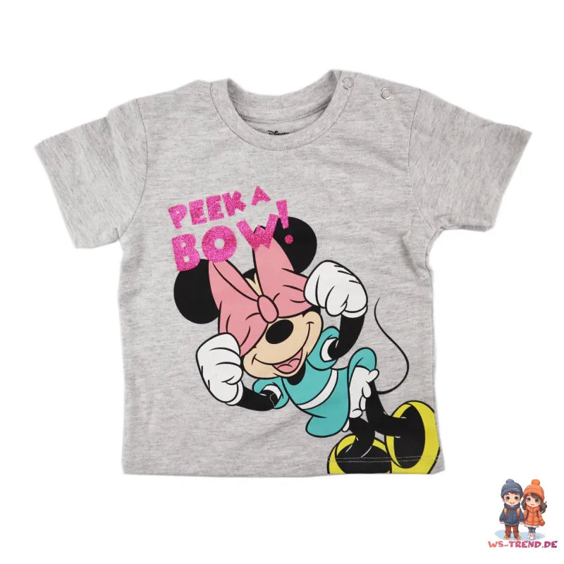 Disney Minnie Maus Mädchen Baby Sommer Set - WS-Trend.de BABY Sommerset Shorts plus T-Shirt 62-86
