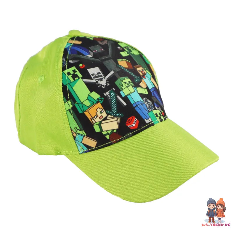 Minecraft Creeper Steve Alex Zombie Jungen Basecap Baseball Kappe - WS-Trend.de Mütze