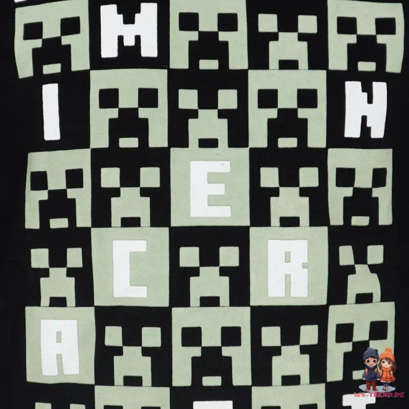 Minecraft Beware of the Dark Kinder Jungen Pulli Pullover Sweater - WS-Trend.de Gr. 116-152