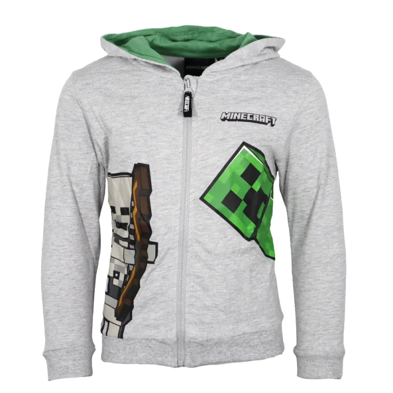 Minecraft Creeper Skelett Kinder Hoodie Kapuzenpullover Pulli Pullover WS Trend.de 116 152