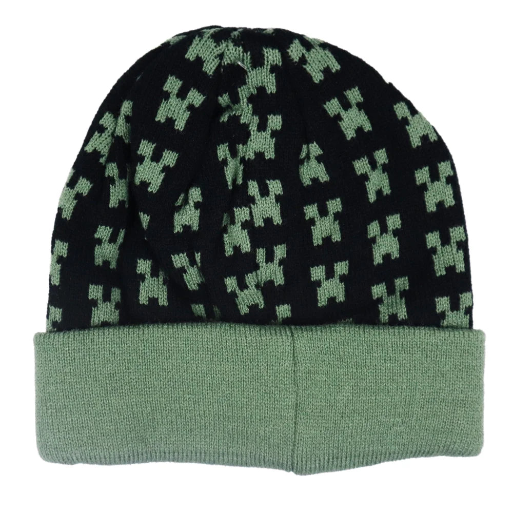 Minecraft Gamer Creeper Kinder Jungen Wintermütze Mütze - WS-Trend.de Gr. 54 - 56