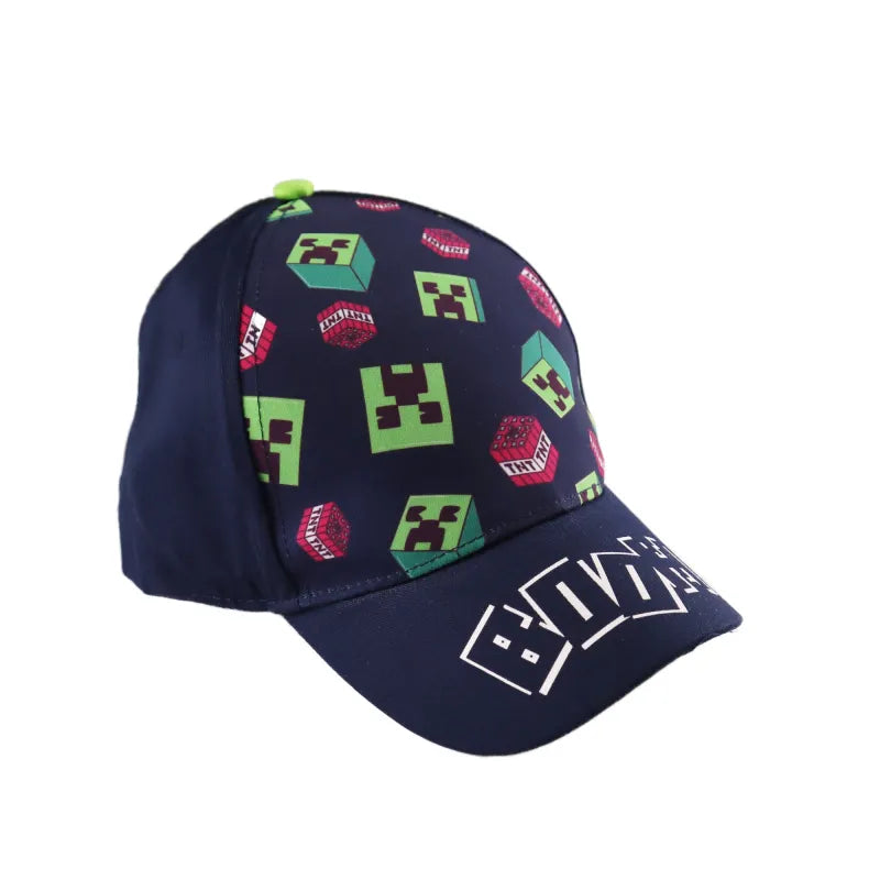 Minecraft Creeper - Basecap Baseball Kappe - WS-Trend.de - Kinder Basecaps für Jungen Baumwolle