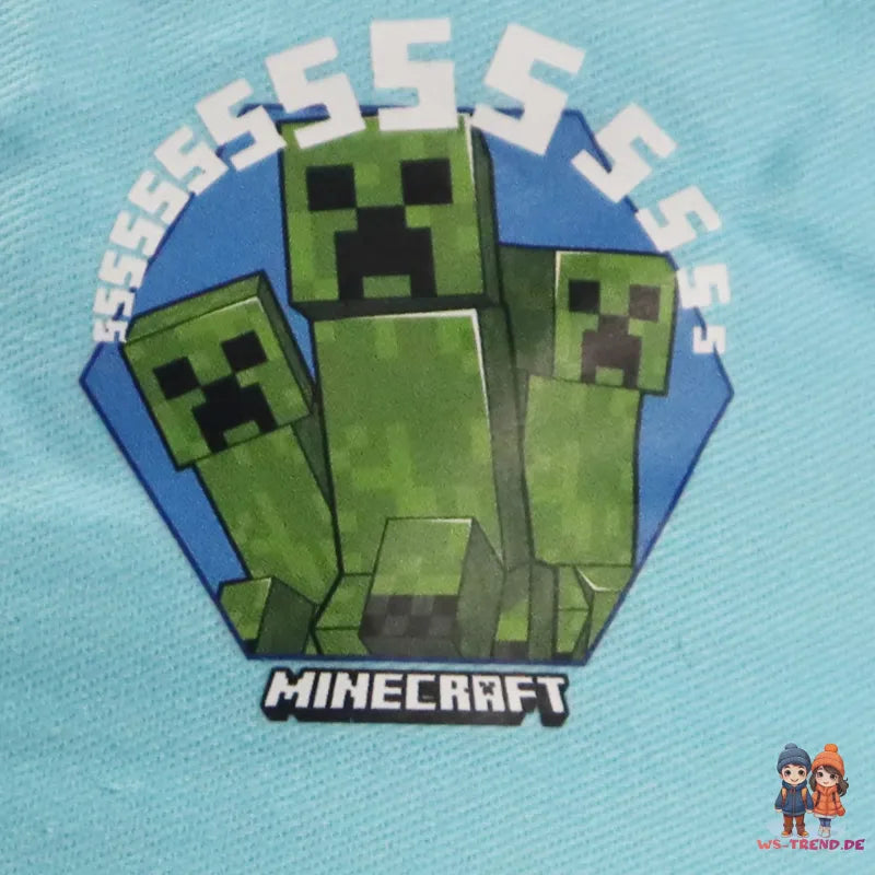 Minecraft Creeper Kinder Jungen Fischerhut WS Trend.de Fischermütze Sommerhut 52 54