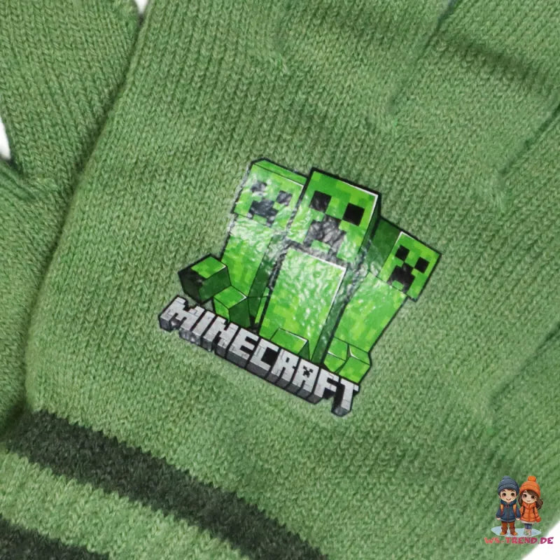 Minecraft Creeper Kinder Finger Handschuhe - WS-Trend.de Einheitsgröße 3 bis ca. 8 jahre