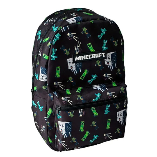 Minecraft Creeper Kinder Rucksack Backpack Schultasche Gr. 38 x 24 12 - WS-Trend.de cm