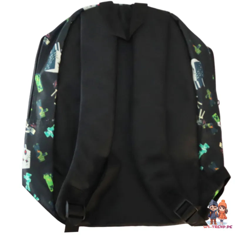 Minecraft Creeper Kinder Rucksack Backpack Schultasche Gr. 38 x 24 12 - WS-Trend.de cm
