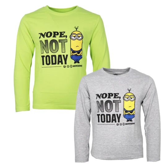 Die Minions Kinder Jungen langarm Shirt Langarmshirt - WS-Trend.de T-Shirt Langarm 104-134