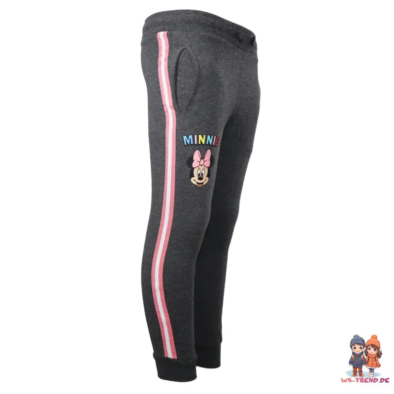 Disney Minnie Maus Kinder Jogginghose Sporthose Hose - WS-Trend.de 92 bis 128 Rosa Grau