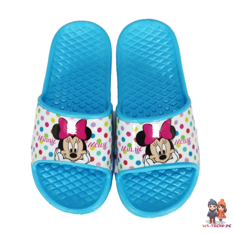 Disney Minnie Maus Mädchen Kinder Sandalen Latschen - WS-Trend.de Schuhe Gr. 27 bis 34