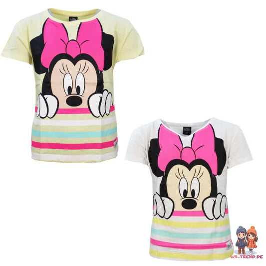 Disney Minnie Maus Mädchen Kinder T-Shirt Shirt - WS-Trend.de Top Tops 104 bis 134 Baumwolle
