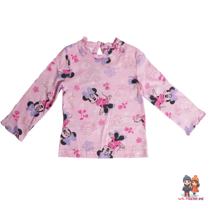 Disney Minnie Maus Baby 2 tlg Set Bluse Kleid - WS-Trend.de Gr. 62 - 92 100% Baumwolle