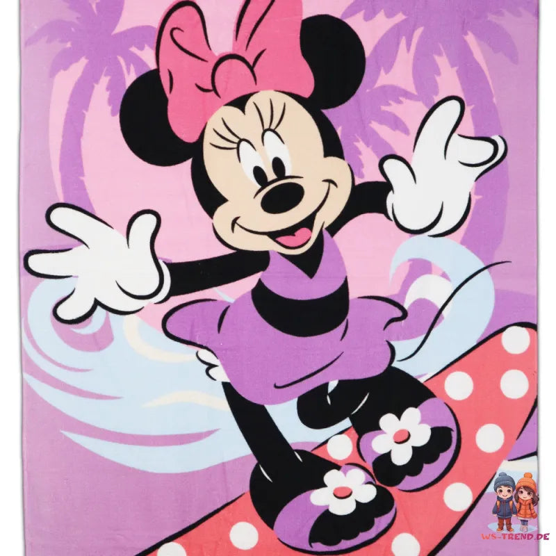 Disney Minnie Maus Mikrofaser Strandtuch Badetuch XL 70x140 - WS-Trend.de