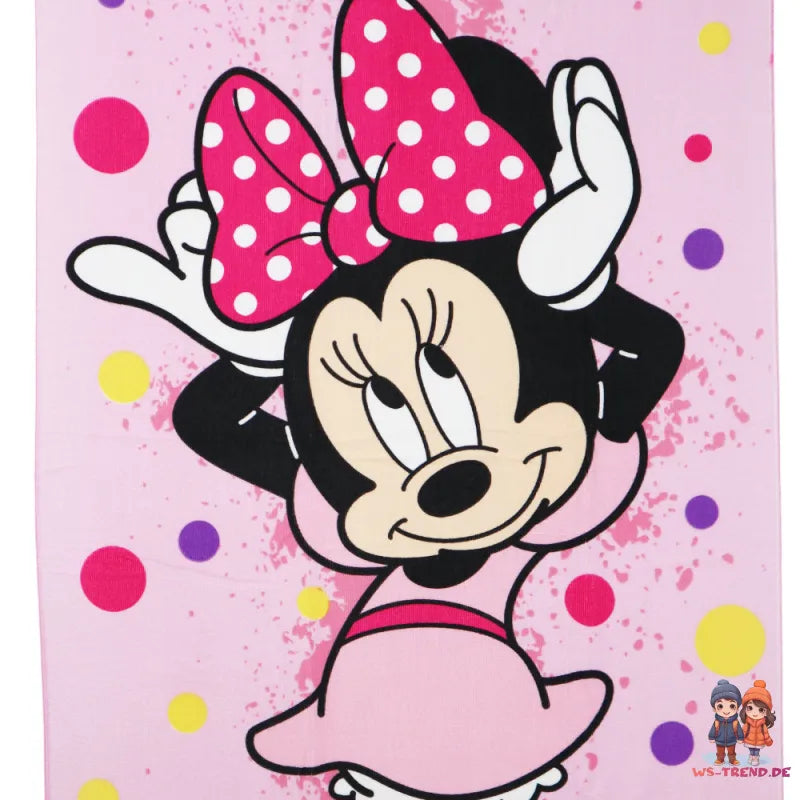 Disney Minnie Maus Mikrofaser Strandtuch Badetuch XL 70x140 - WS-Trend.de