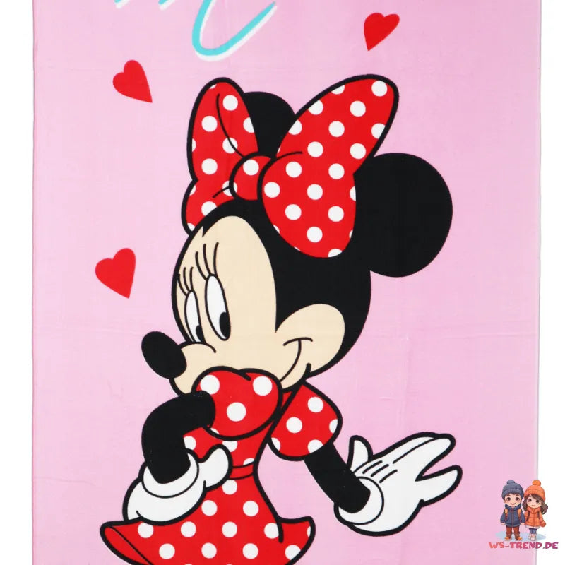 Disney Minnie Maus Mikrofaser Strandtuch Badetuch XL 70x140 - WS-Trend.de