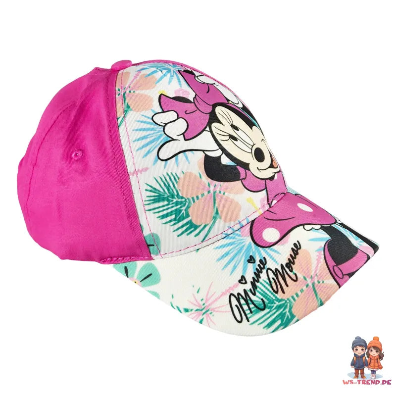 Disney Minnie Maus Kinder Mädchen Basecap Baseball Kappe Mütze - WS-Trend.de Gr. 52-54