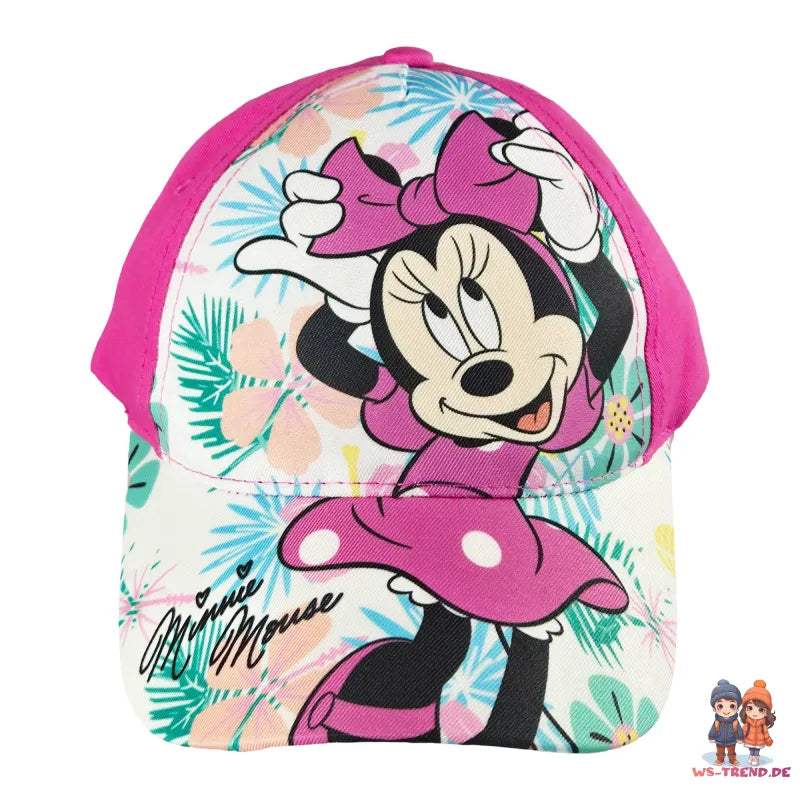 Disney Minnie Maus Kinder Mädchen Basecap Baseball Kappe Mütze - WS-Trend.de Gr. 52-54