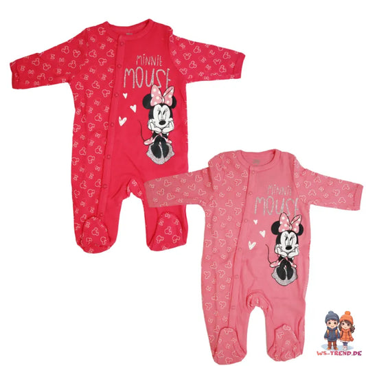Disney Minnie Maus Baby Kleinkind Strampler Einteiler - WS-Trend.de Gr. 62 - 92 Baumwolle