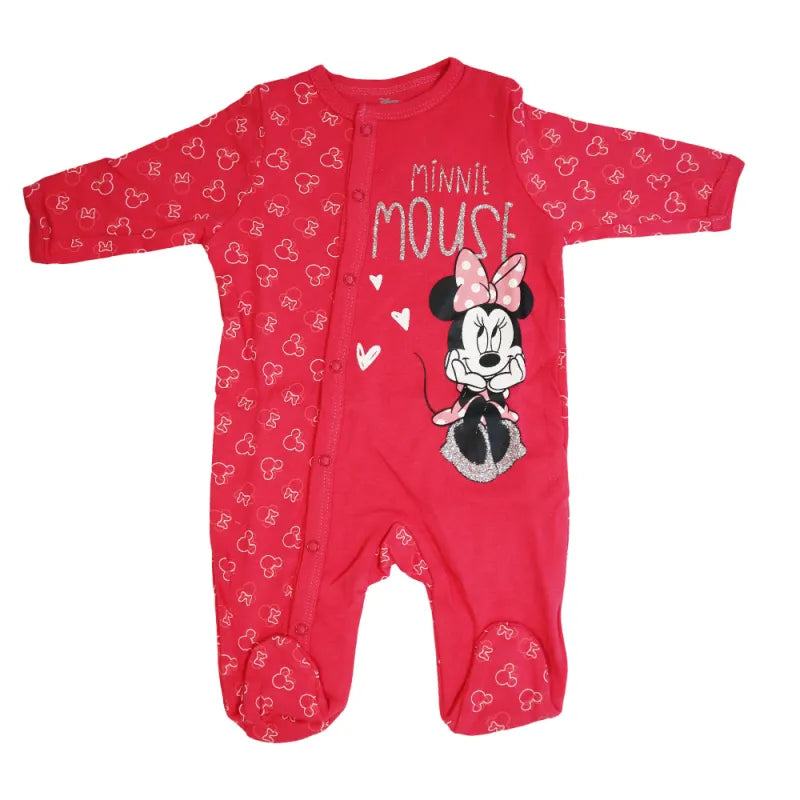 Disney Minnie Maus Baby Kleinkind Strampler Einteiler - WS-Trend.de Gr. 62 - 92 Baumwolle
